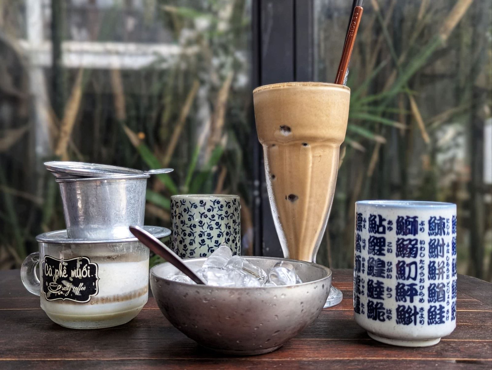 Vietnamese salted coffee or Ca Phe Muo'i